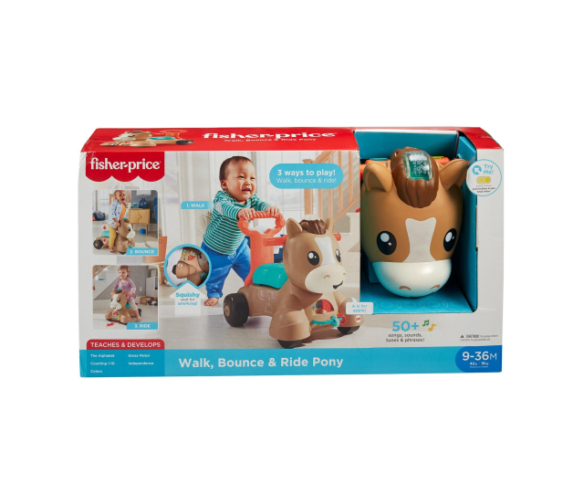 Fisher-Price Spacerowy kucyk Pchacz-Jeździk - 1014003 - zdjęcie 4